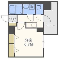 ファステート難波WESTディオンの物件間取画像